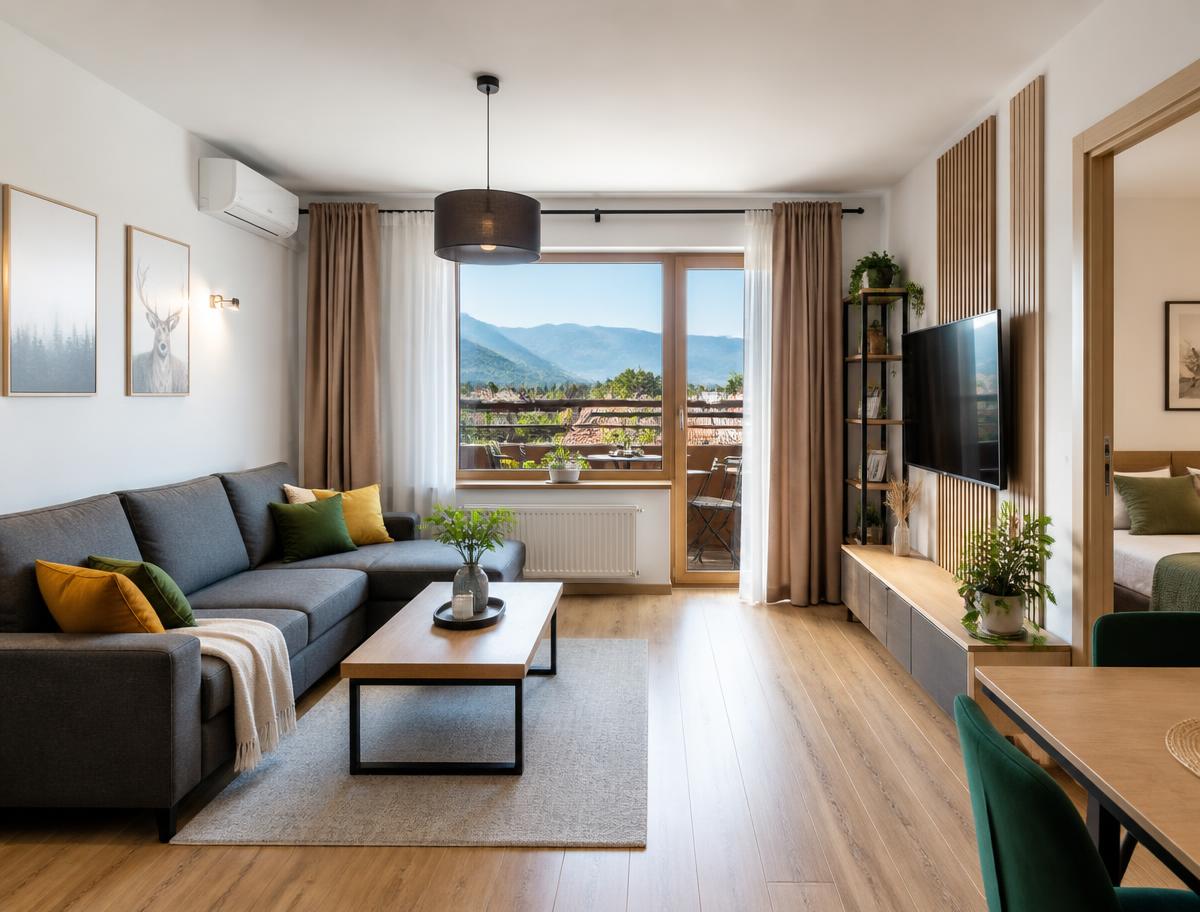Interior de apartament în regim hotelier în Orașul Victoria, Brașov