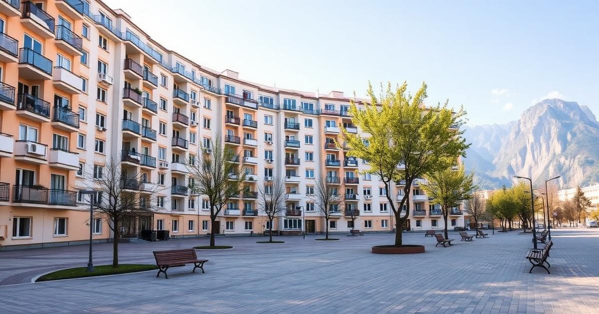 Bloc reabilitat termic și piațetă nouă în Orașul Victoria